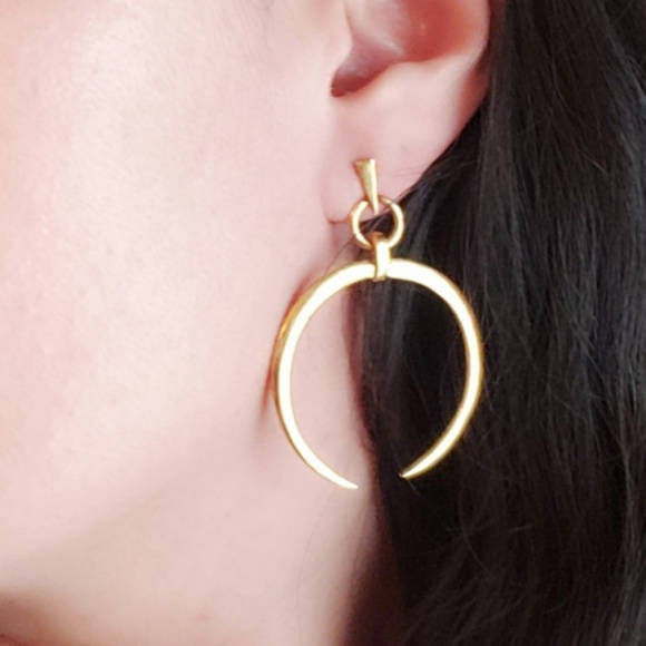 Boho Moon Earrings - Picture 5 of 5